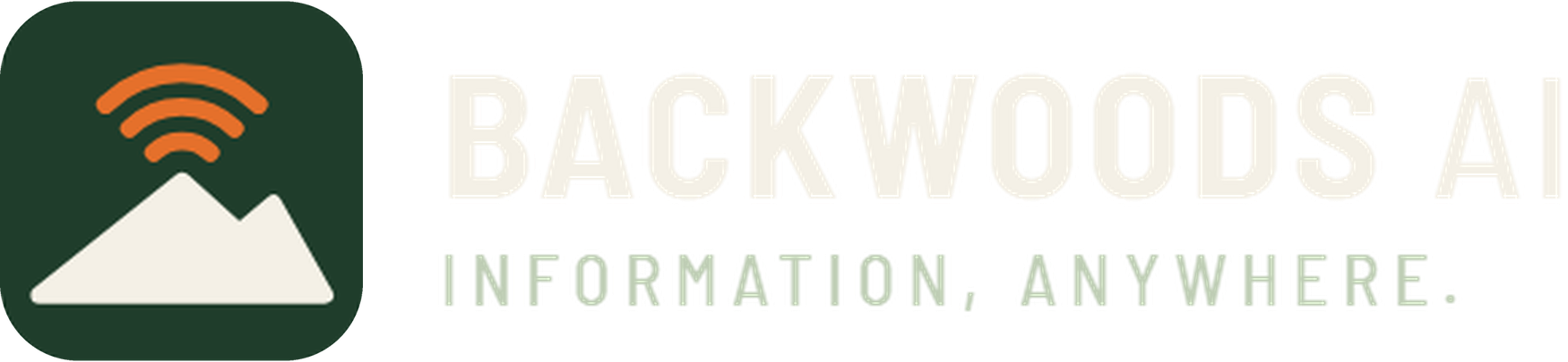Backwoods AI: Information, anywhere.